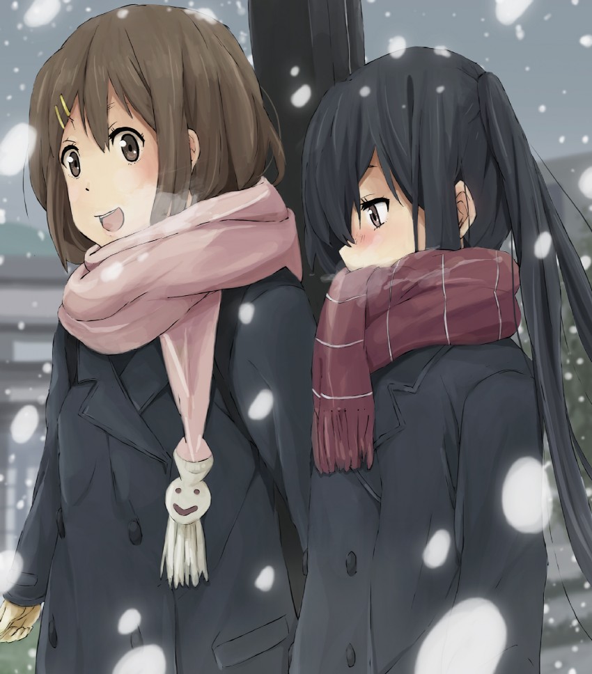 nakano azusa and hirasawa yui (k-on!) drawn by ito_to_yuki