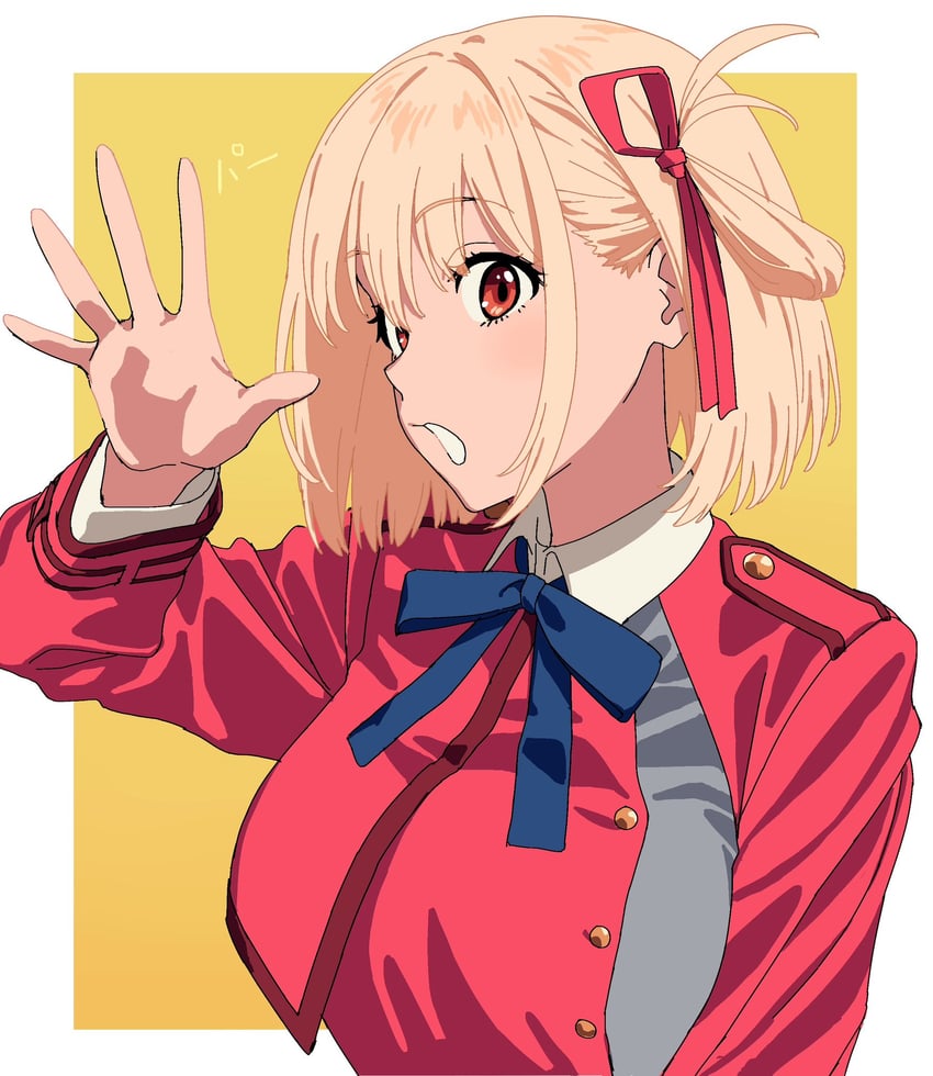 nishikigi chisato (lycoris recoil) drawn by shuwafuwashuwa