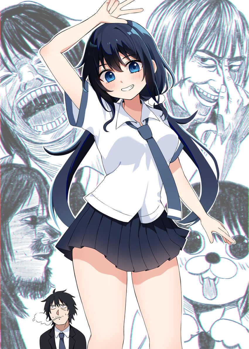 nakanishi mashiro (mattaku saikin no tantei to kitara) drawn by kaoru_(h8qm9)