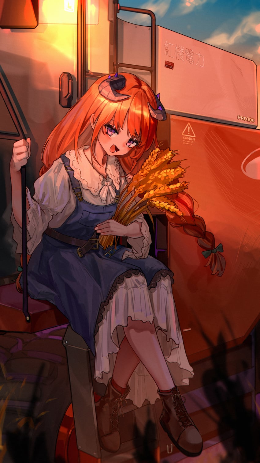 bagpipe (arknights) drawn by kourou_(kouroukun)