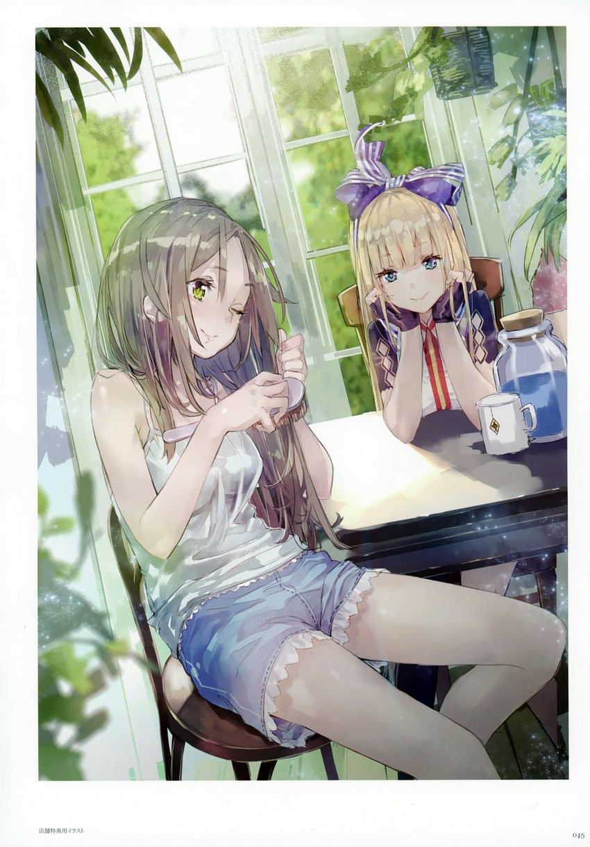 firis mistlud and ilmeria von leinweber (atelier and 1 more) drawn by yuugen