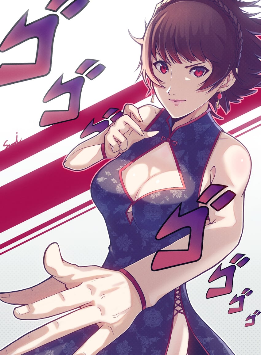 niijima makoto (persona and 1 more) drawn by corner50777313