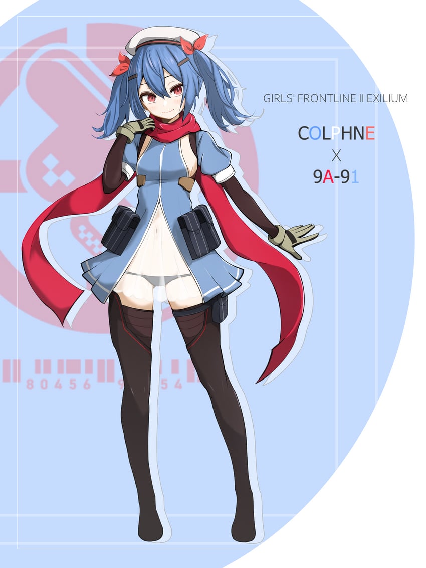 9a-91 and colphne (girls' frontline and 1 more) drawn by lotan