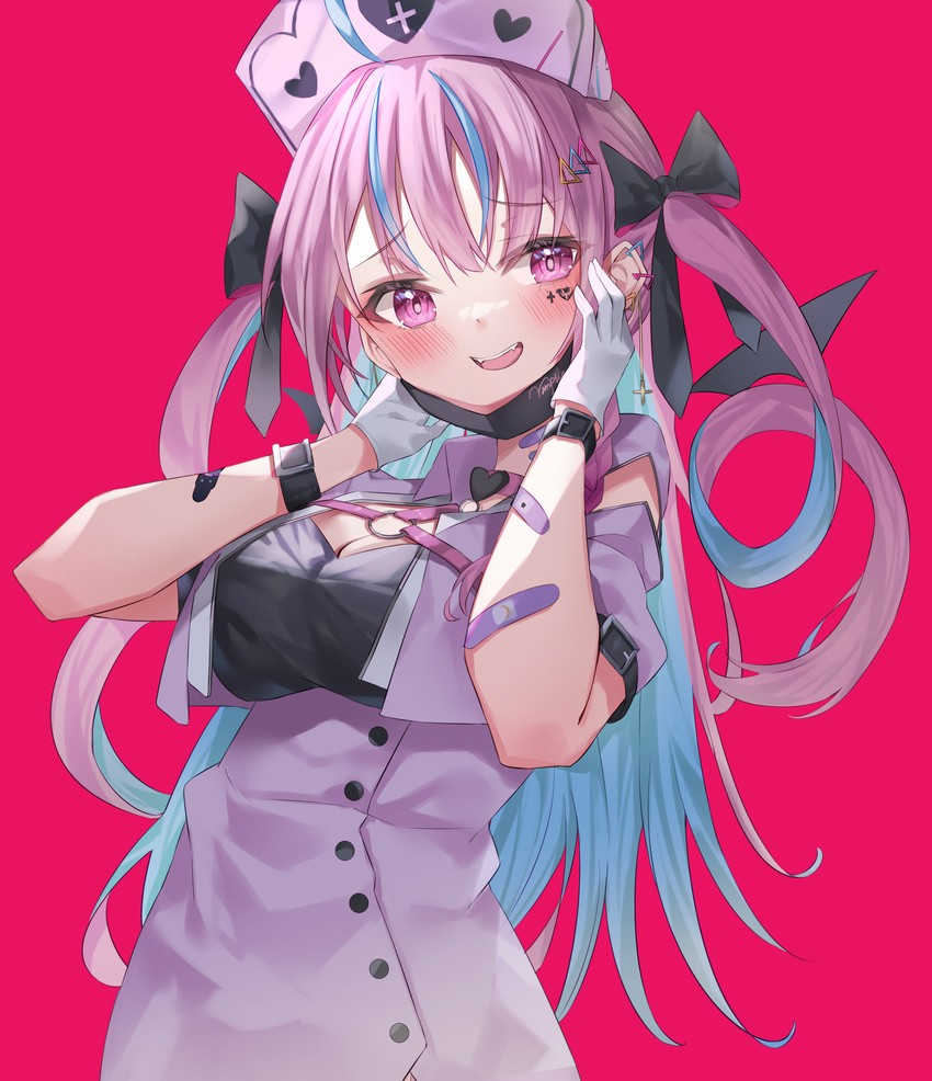 minato aqua (hololive and 1 more) drawn by sutei_(arece15)