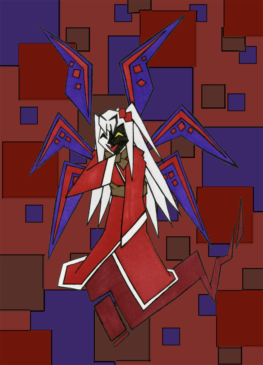 shinki and dimentio (touhou and 3 more) drawn by logos1959