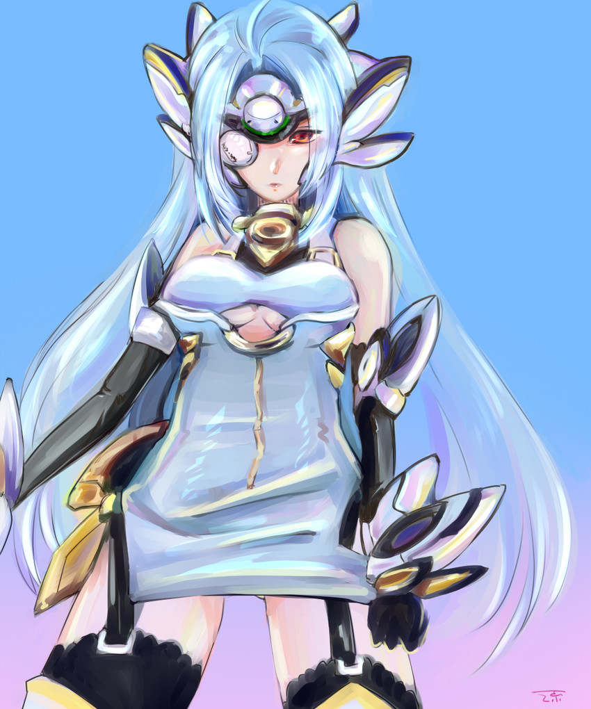 kos-mos and kos-mos ver. 4 (xenosaga and 1 more) drawn by 2kei