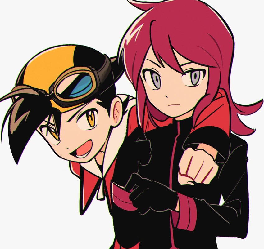 ethan and silver (pokemon and 1 more) drawn by chueog