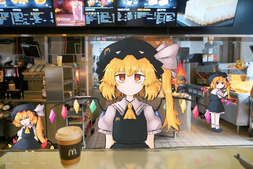 flandre scarlet (touhou and 1 more) drawn by iesonatana