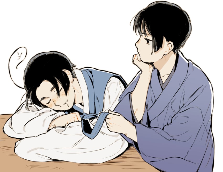 japan and korea (axis powers hetalia) drawn by nanimonothing