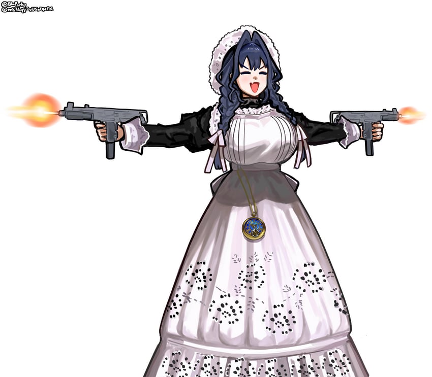 ouro kronii (hololive and 2 more) drawn by blaparky