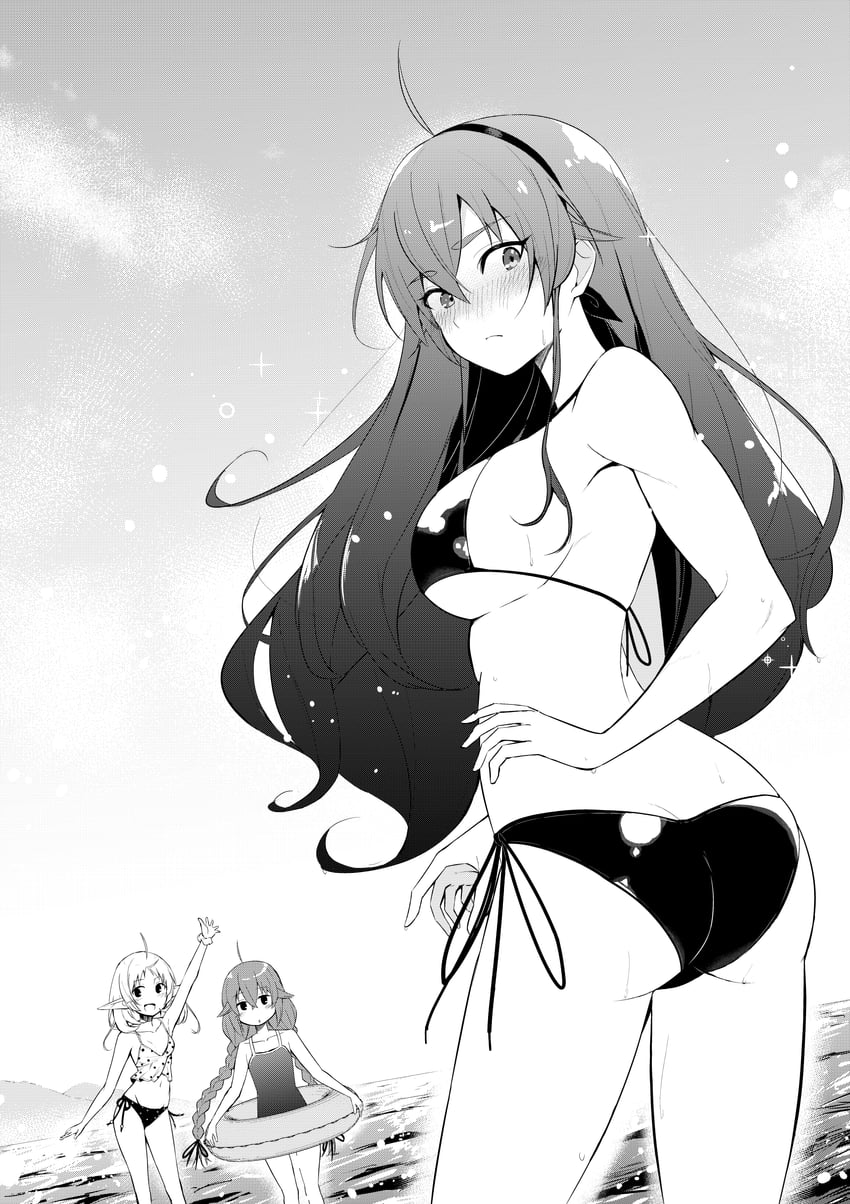 roxy migurdia, eris greyrat, and sylphiette (mushoku tensei) drawn by nakami_chihiro
