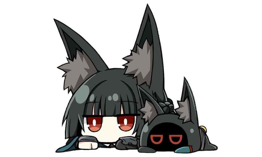 hoshimi miyabi and miyaboo (zenless zone zero) drawn by jazz9207