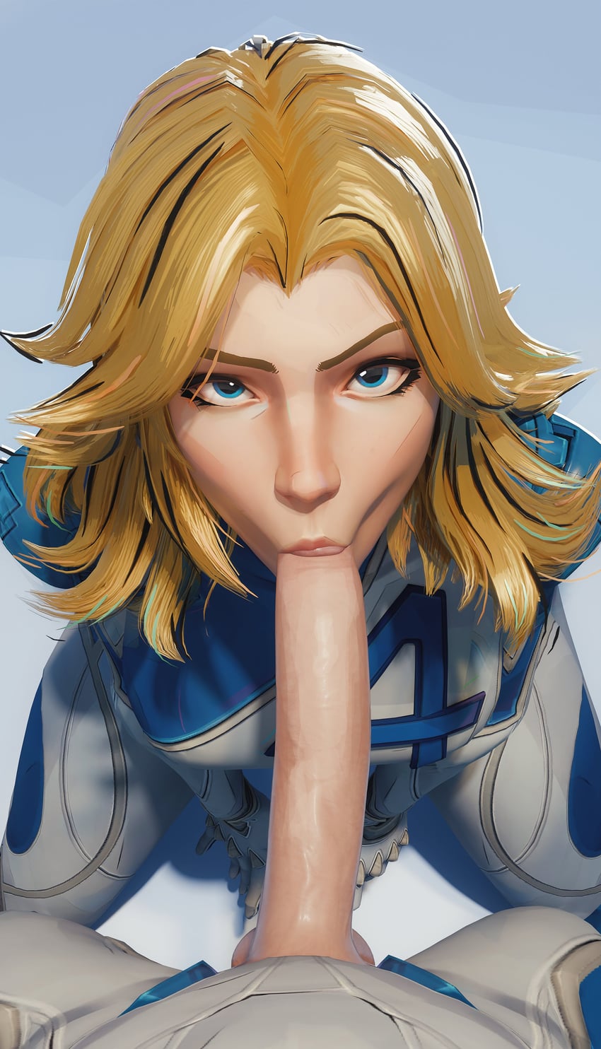 sue storm and reed richards (marvel and 2 more) drawn by fugtrup