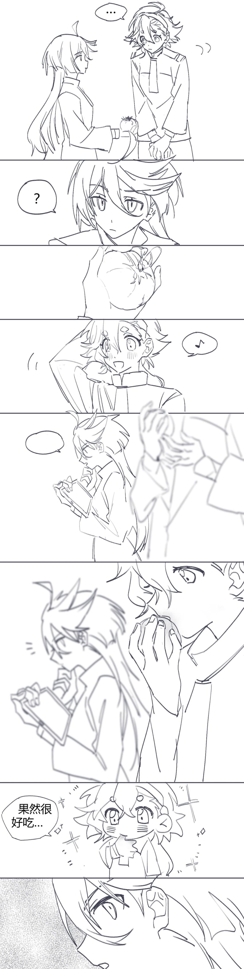 suletta mercury and miorine rembran (gundam and 1 more) drawn by mnyfn7
