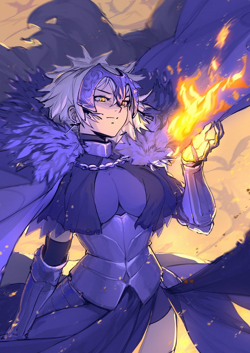 jeanne d'arc alter (fate and 1 more) drawn by solkorra