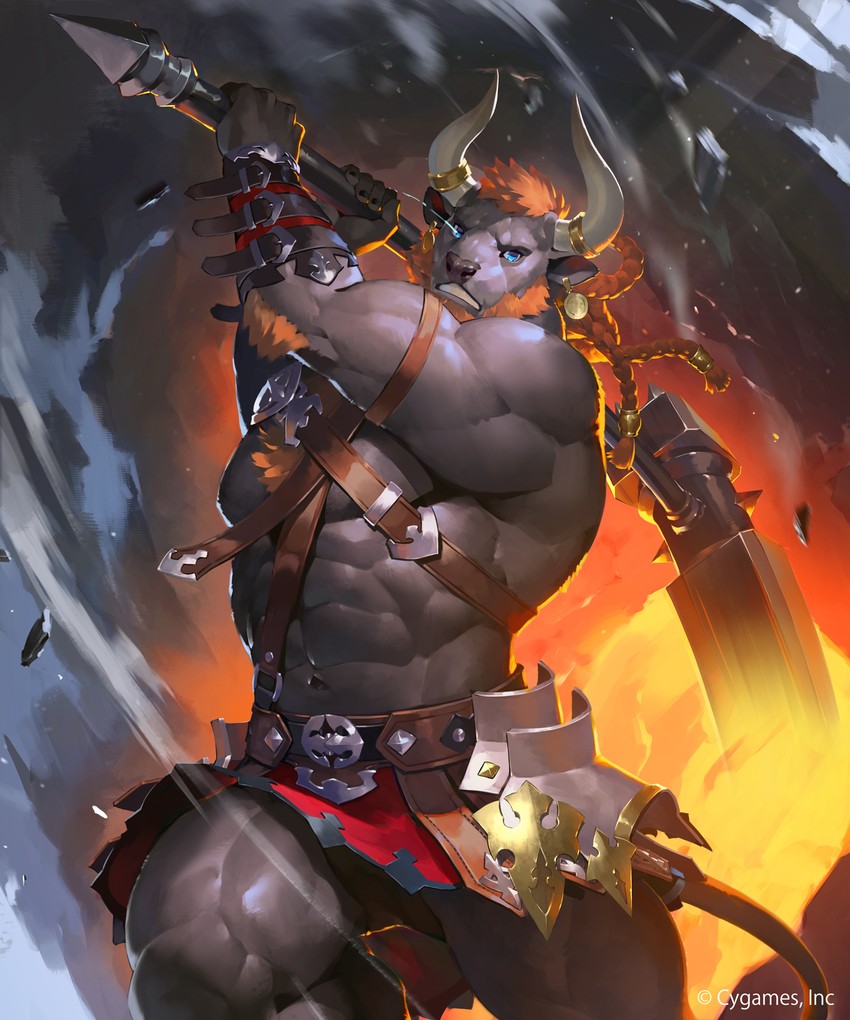 dungeon minotaur (shadowverse and 1 more) drawn by nagamori_kouta