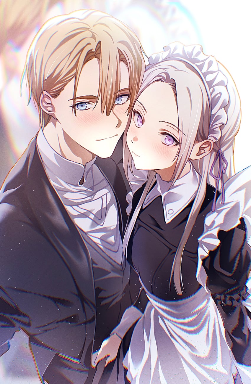 edelgard von hresvelg and dimitri alexandre blaiddyd (fire emblem and 1 more) drawn by soma_otakuu