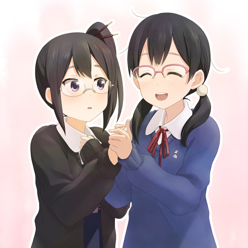 kitashirakawa tamako and asagiri shiori (tamako market) drawn by unyon