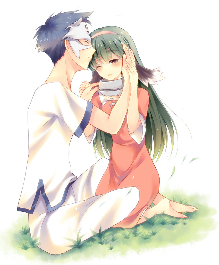 hakuowlo and mikoto (utawarerumono) drawn by kage_no_utage