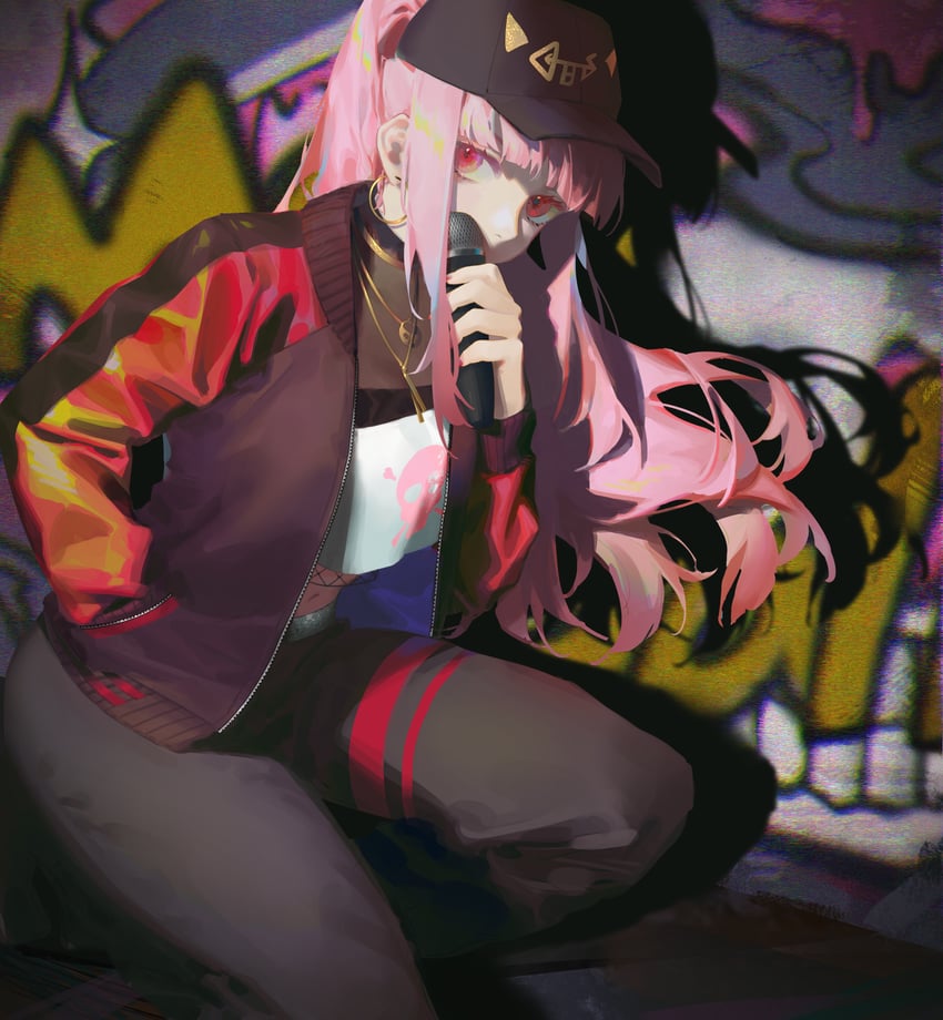 mori calliope (hololive and 1 more) drawn by ilion