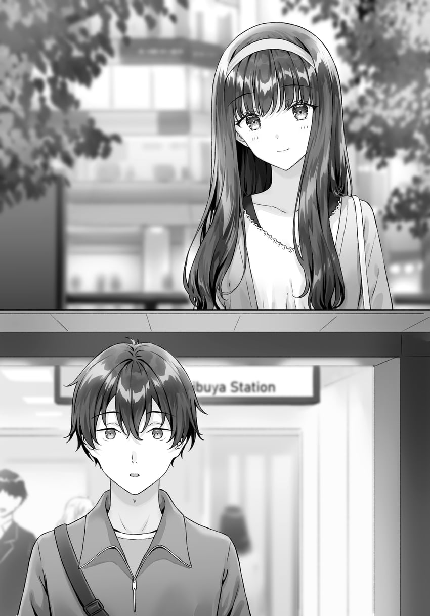 asamura yuuta and yomiuri shiori (gimai seikatsu) drawn by hiten_(hitenkei)