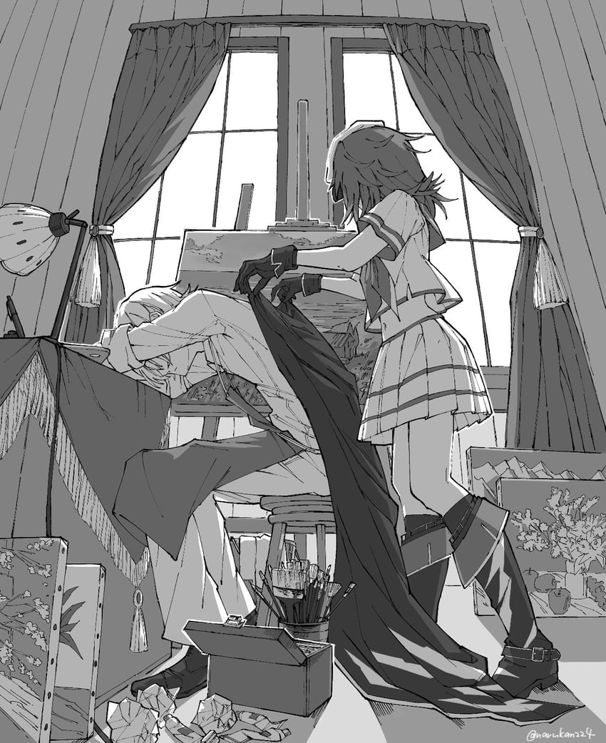 admiral, kiso, and kiso kai ni (kantai collection) drawn by narukan