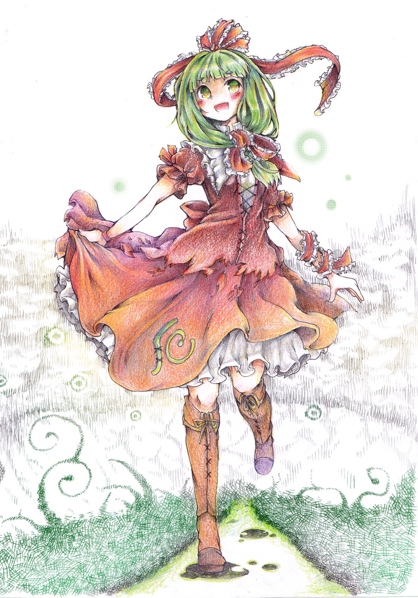 kagiyama hina (touhou) drawn by wadante