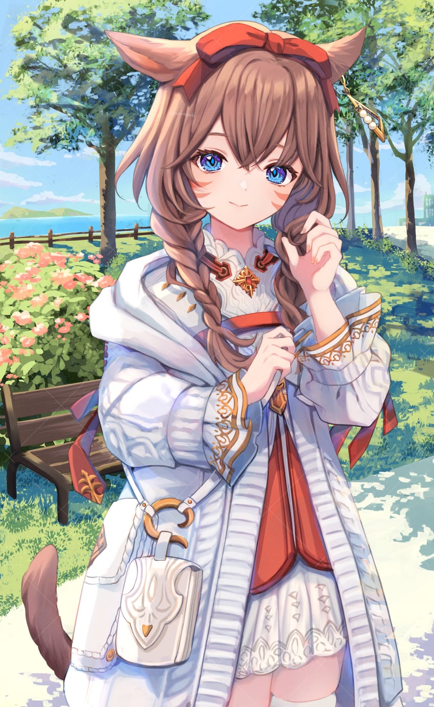 warrior of light (original and 2 more) drawn by marekamico