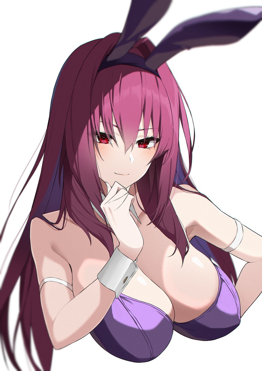 scathach (fate and 1 more) drawn by slope_(check238)