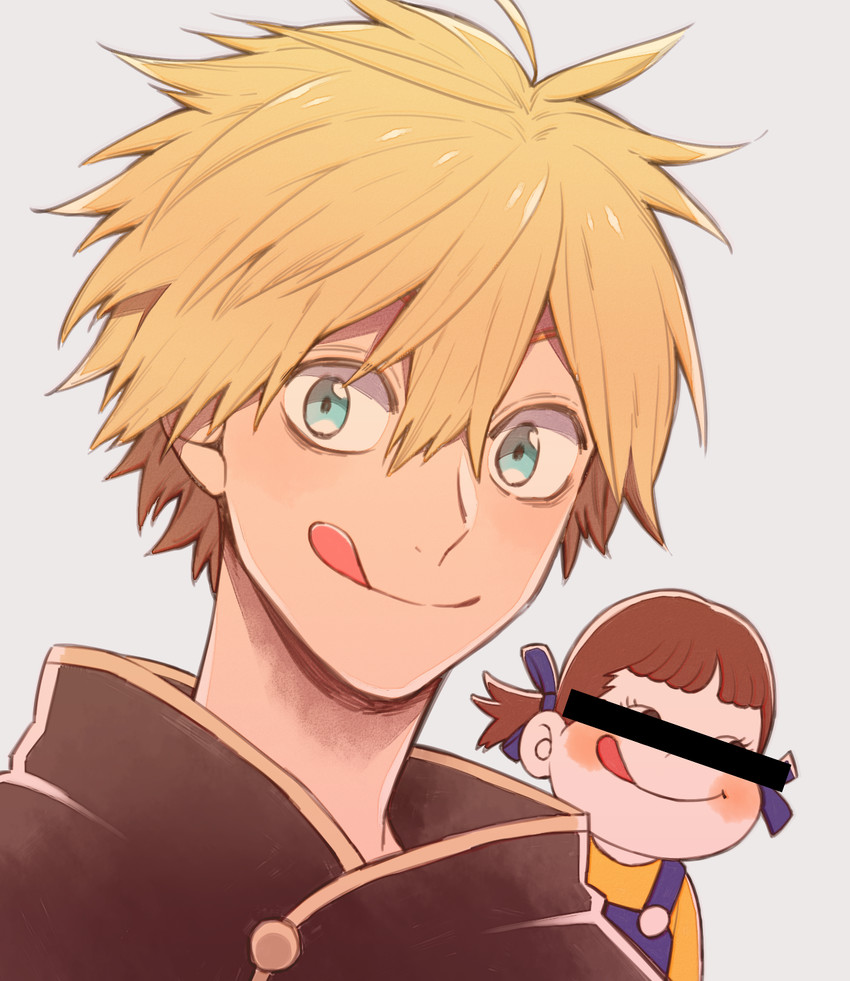 peko-chan and luck voltia (black clover and 1 more) drawn by raurii