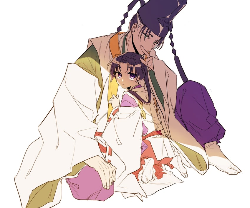houjou tokiyuki and suwa yorishige (nige jouzu no wakagimi) drawn by kuromiya_yuneko