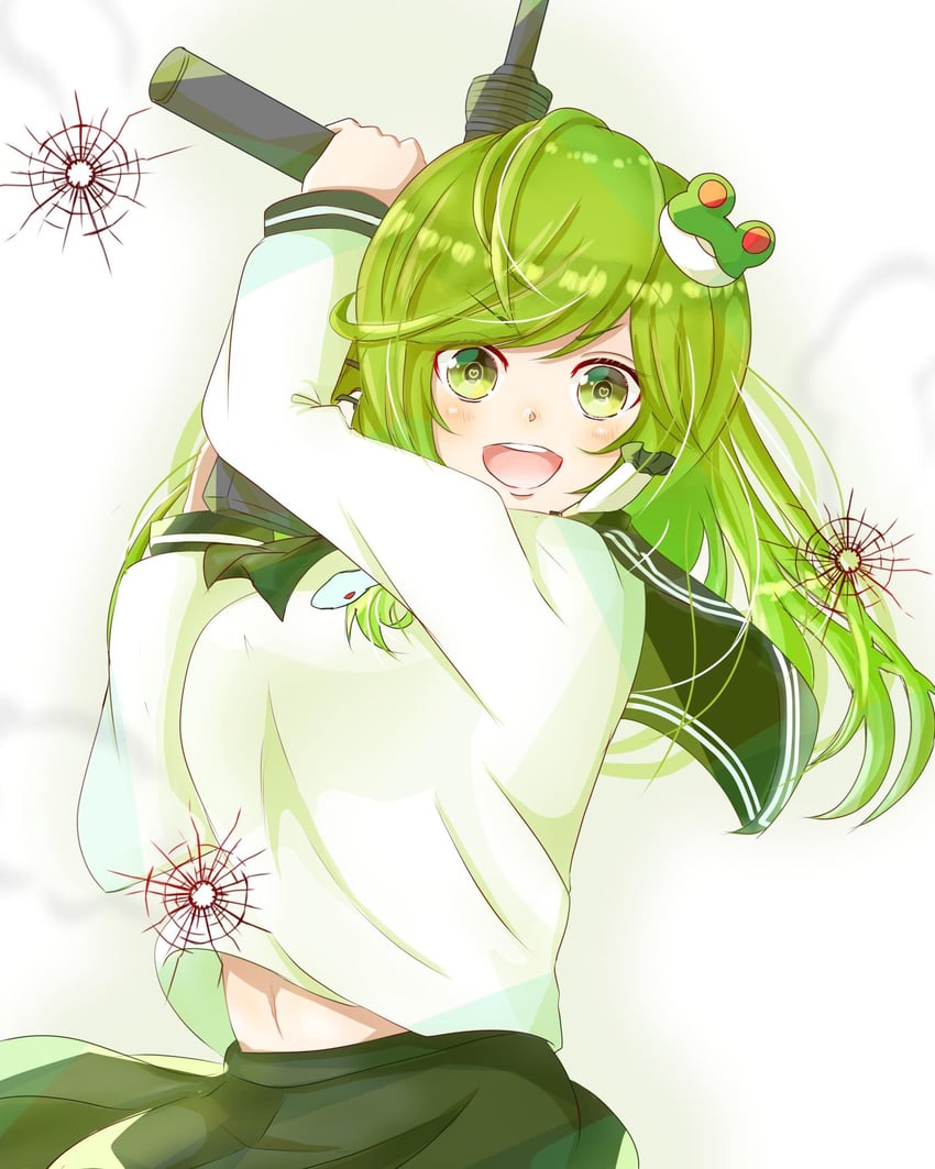 kochiya sanae (touhou and 1 more) drawn by gumi_(fwjn7284)