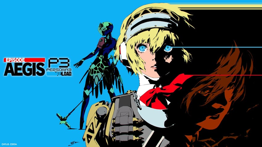 yuuki makoto, aigis, and metis (persona and 3 more) drawn by soejima_shigenori