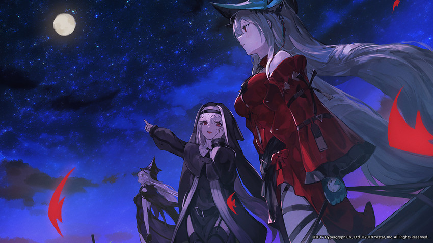 skadi, specter, skadi the corrupting heart, and gladiia (arknights)