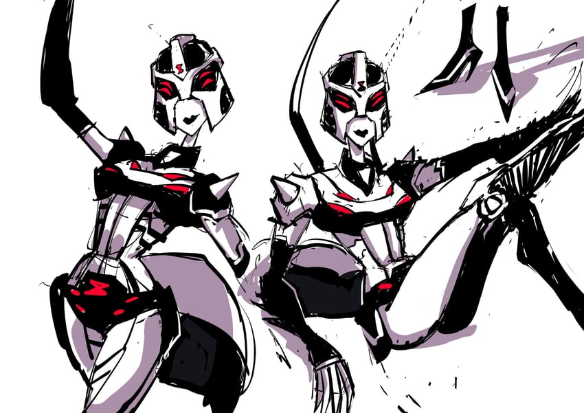 blackarachnia (transformers and 1 more) drawn by itstom06331391