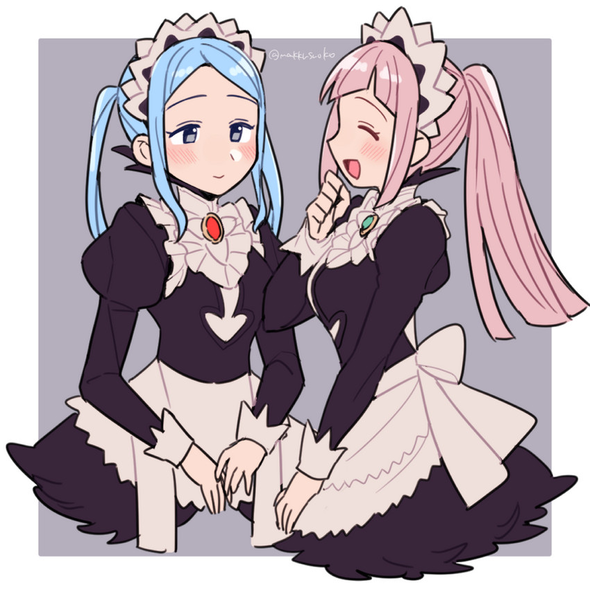 felicia and flora (fire emblem and 1 more) drawn by do_m_kaeru