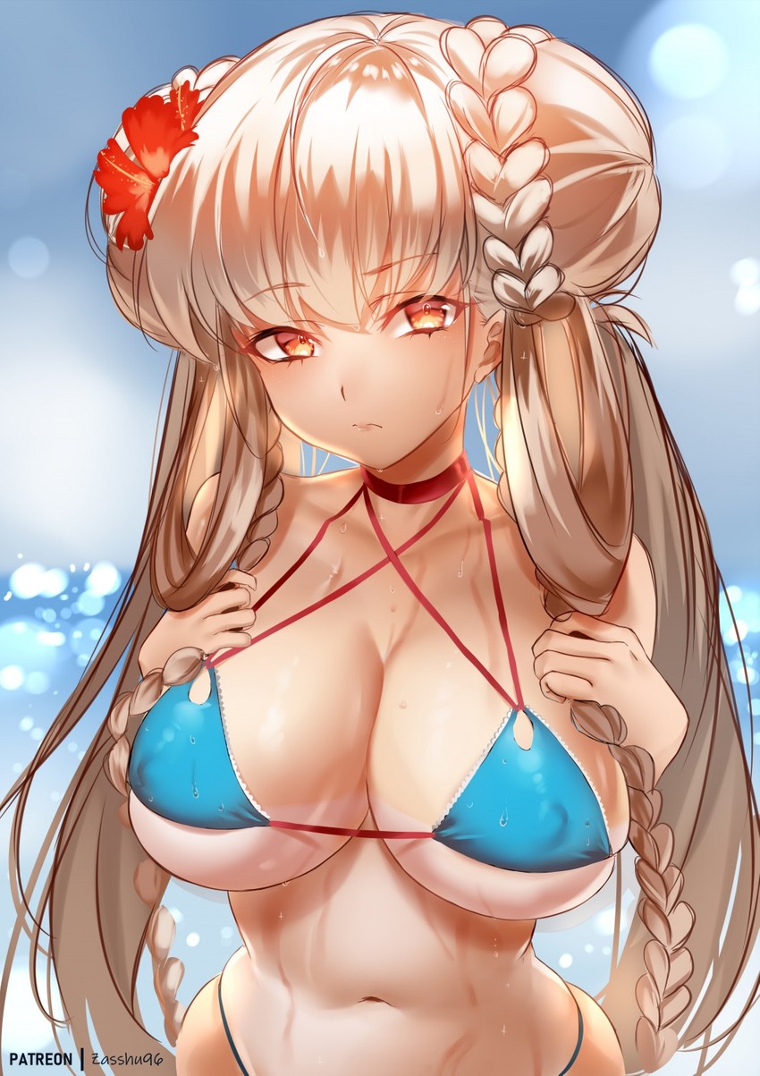 formidable (azur lane) drawn by zasshu