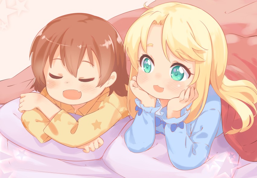 himesaka noa and hoshino hinata (watashi ni tenshi ga maiorita!) drawn by garun_wattanawessako