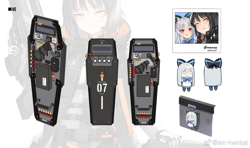 tokarev and caws (girls' frontline) drawn by haijin