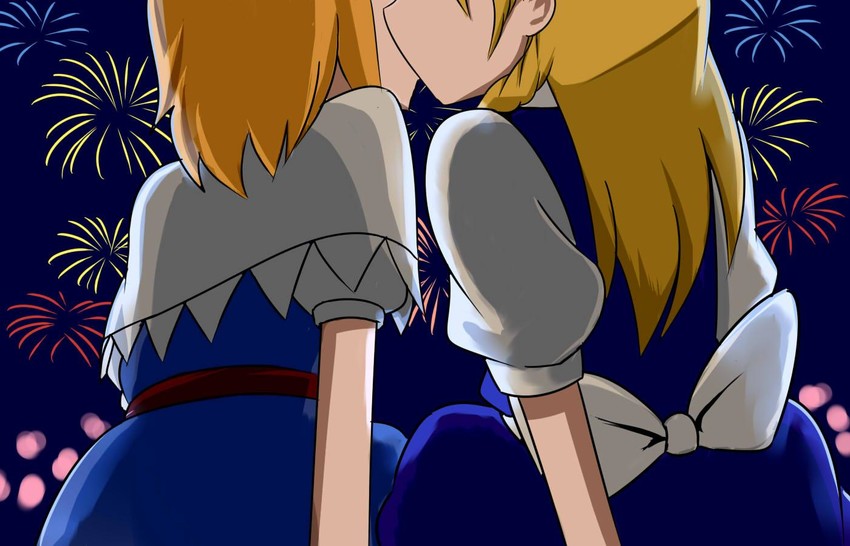 kirisame marisa and alice margatroid (touhou) drawn by manjuu_teishoku