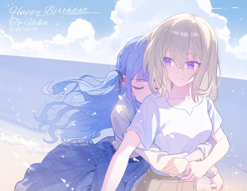 togawa sakiko and misumi uika (bang dream! and 1 more) drawn by usamin_(megumikira)