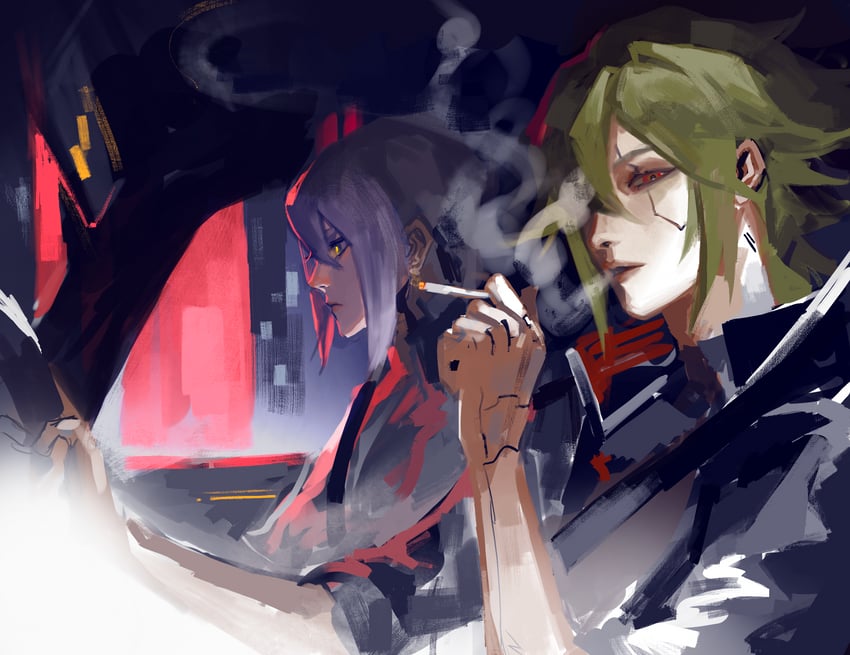 xander and zain (aotu world) drawn by macchiato_bi_guanzhong