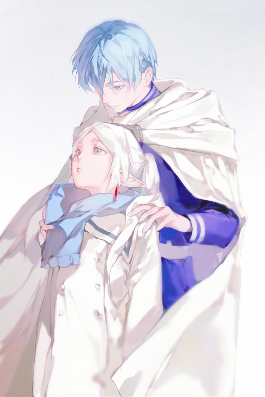 frieren and himmel (sousou no frieren) drawn by huan_yang