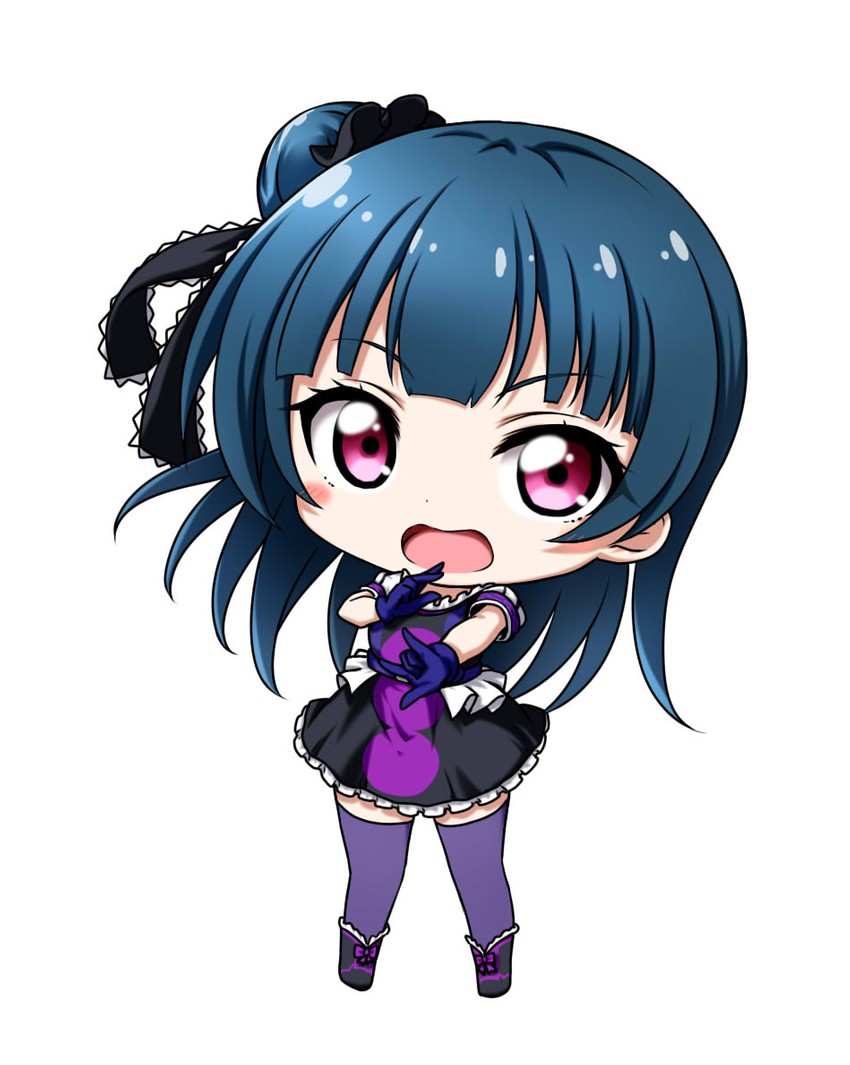 tsushima yoshiko (love live! and 1 more) drawn by kuena