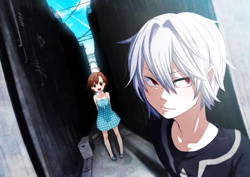 accelerator and last order (toaru majutsu no index and 1 more) drawn by musco