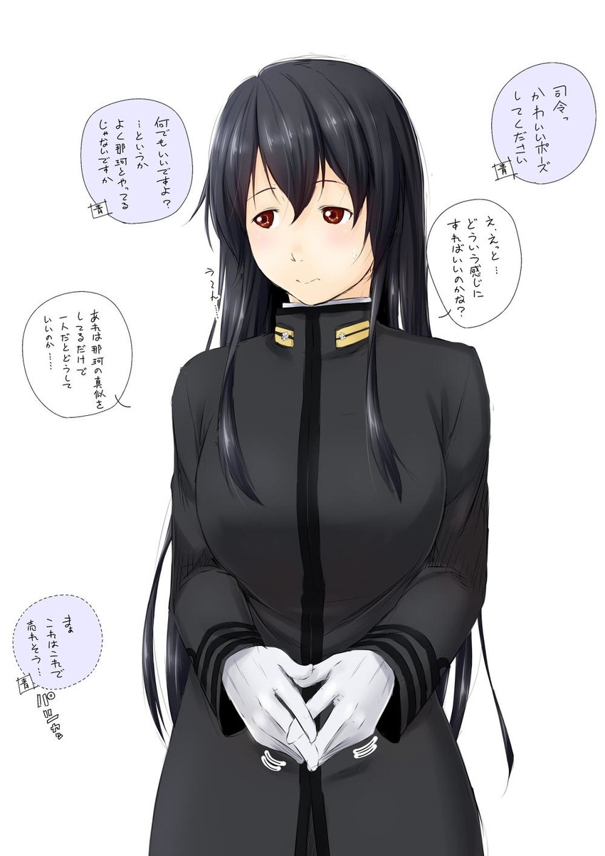 female admiral and tatebayashi sakurako (kantai collection) drawn by niwatazumi