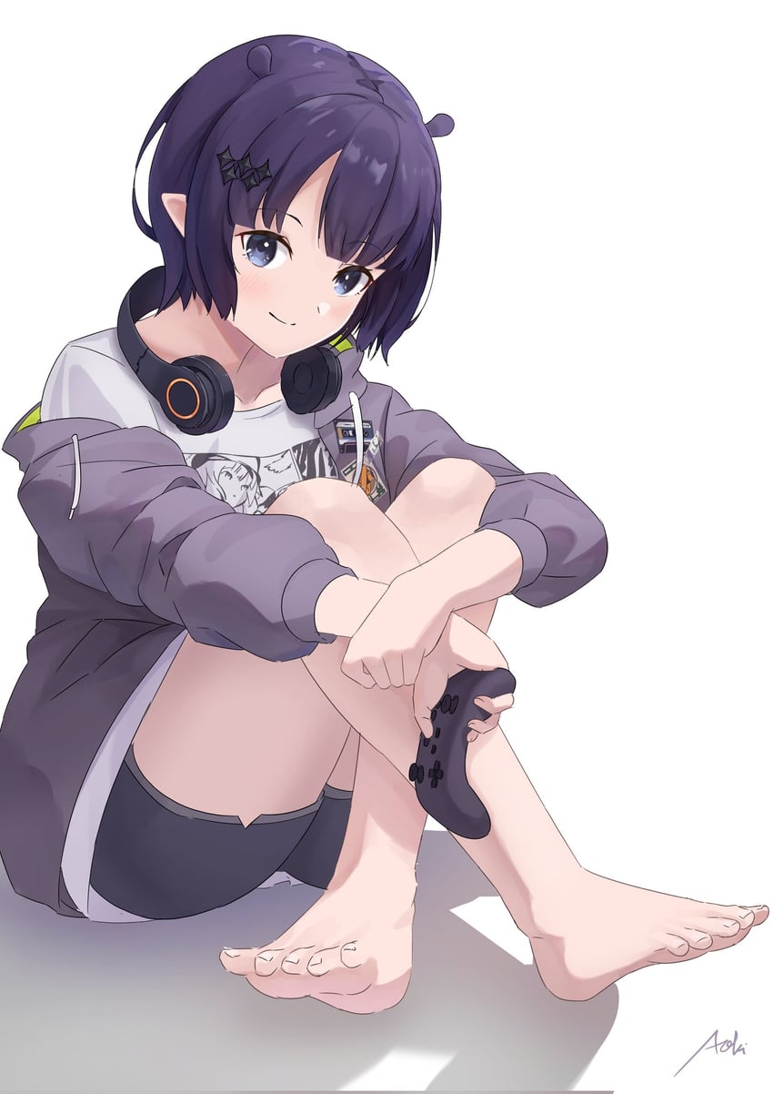 ninomae ina'nis (hololive and 1 more) drawn by aokii