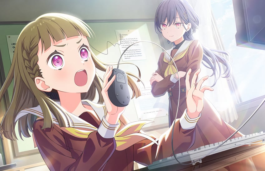 kachimachi kosuzu and katsuragi izumi (love live! and 1 more)