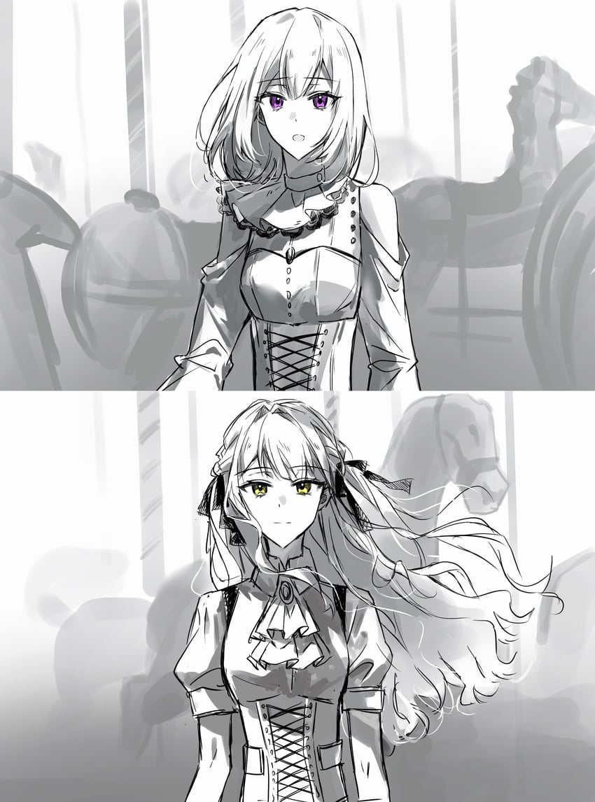 togawa sakiko, misumi uika, oblivionis, and doloris (bang dream! and 1 more) drawn by ushio0104