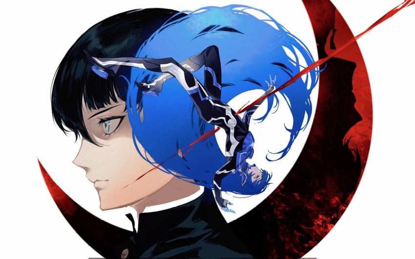protagonist (shin megami tensei and 1 more) drawn by richost